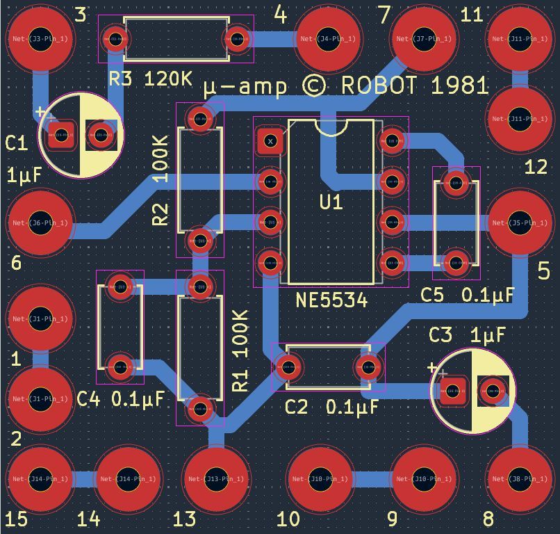 Micro-Amp circuit board